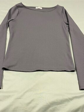 Frankee & Skylarr fitted ribbed long-sleeve top, L
